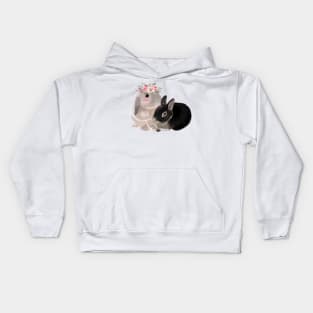 Bailey Sean Rabbit _ Bunniesmee Kids Hoodie